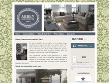 Tablet Screenshot of abbeyguesthouse.co.za