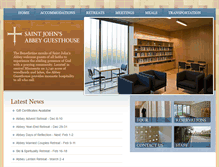Tablet Screenshot of abbeyguesthouse.org